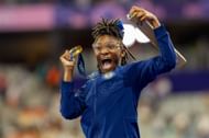 Melissa Jefferson-Wooden at the Athletics - Olympics Games Paris 2024: Day 14 - Source: Getty